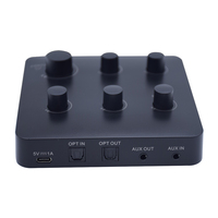 Microphone de karaoké sans fil portable, système de sonorisation pour cinéma maison, ensemble avec port audio optique (Toslink), fête à domicile, KTV, noir, plastique chaud