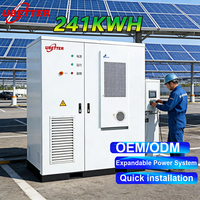 Batería Solar de Litio-Ferrofosfato (LiFePO4) de Alta Tensión OEM, 241kWh/261kWh/215KWh, 200KW, Conexión a Red, Comercial, Industrial, Microred, BESS, Garantía de 10 Años