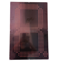 Contrôleur de carte de module d'affichage à LED de segment de la carte PCB 7 de 24 pouces pour l'écran de signe de prix de la station service LED