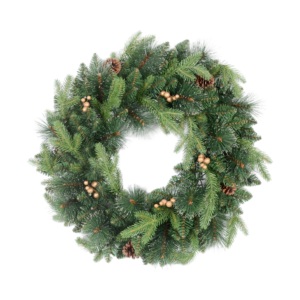 Guirlande <span class=keywords><strong>de</strong></span> <span class=keywords><strong>Noël</strong></span> commerciale en PE/PVC vert pré-éclairée en gros, avec LED, pour décoration <span class=keywords><strong>de</strong></span> <span class=keywords><strong>Noël</strong></span> - Product Image 3