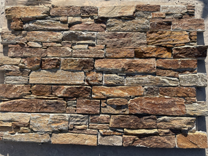 2025 mộc mạc vườn tường <span class=keywords><strong>Slate</strong></span> Veneer tấm giá rẻ đá ốp cho lò sưởi - Product Image 5