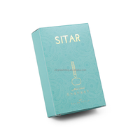 Boîte pliante en papier personnalisée avec logo en feuille d'or pour emballage de parfum, par une entreprise d'impression