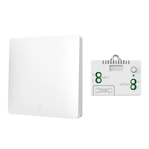 QX-303 No Battery Required Light Switch 10A 85V-240V 1/2/3 Gang 3 Way Kinetic Switch Wireless Remote Control Wall Switches