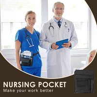 Tablier de serveur, tablier de service avec poches pour serveuse, sac de rangement pour outils de serveur avec longues sangles de ceinture
