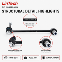 LinTech – Barre de liaison stabilisatrice avant gauche la plus vendue, référence OE 1188391-00-B, pour Tesla Model 3 et Model Y – Vente en gros