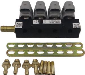 ऑटोगैस नई स्थिति के लिए एल्यूमीनियम G1 शैली 4-cly lpg/cng रेल इंजेक्शन - Product Image 1