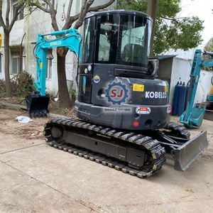 Excavadora Kobelco SK55 SK55SR Usada, Mini Excavadora Original Usada SK55 de 5.5 Toneladas, SK50 de 5 Toneladas, Mini Excavadora Japonesa de Segunda Mano con Certificación CE/EPA - Product Image 3