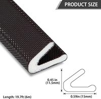 Bande d'étanchéité adhésive en mousse en forme de V pour porte, isolation phonique pour cadre de porte et jambe latérale