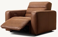 Maßgefertigter Leder-Relaxsessel mit Bewegungsfunktion Klassischer Komfort Wohnzimmer Indoor Moderne Möbel Stuhl