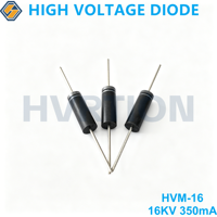 Diode redresseuse haute tension HVM16 16KV 350mA pour four à micro-ondes et unité de chauffage industrielle domestique HVM16 Diode HV pour micro-ondes