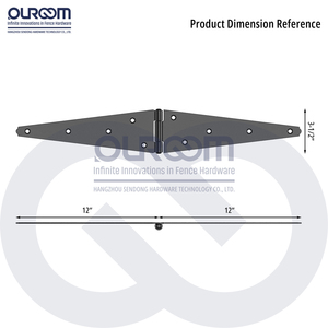 Bisagra <span class=keywords><strong>de</strong></span> correa para exteriores moderna <span class=keywords><strong>de</strong></span> acero inoxidable resistente <span class=keywords><strong>de</strong></span> 12 pulgadas <span class=keywords><strong>de</strong></span> 3,0mm para puertas <span class=keywords><strong>de</strong></span> madera <span class=keywords><strong>grandes</strong></span> con correas extra largas - Product Image 3