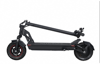Skateboard électrique pliable tout-terrain à deux roues, moteur double haute vitesse 600W, batterie 48V 18Ah pour une autonomie numérique de 55 km