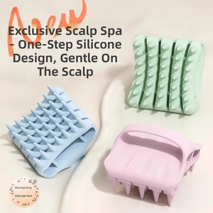 Hair washing and <b>massage</b> comb for men and women's scalp, hair washing brush without damaging hair, deep cleaning and anti itchin - Product Image 3
