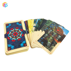 Cartes Oracle Personnalisées d'Usine <span class=keywords><strong>les</strong></span> Plus Vendues Impression de Cartes de Jeu de Société Cartes de Tarot avec Guide - Product Image 2