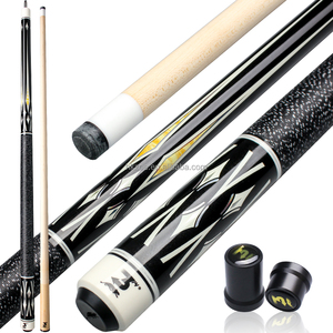 PREOAIDR 3142 Taco de Billar Profesional de 2 Piezas con Eje de Madera de Arce y Funda de Fibra de Carbono de 58 Pulgadas para Billar - Product Image 1