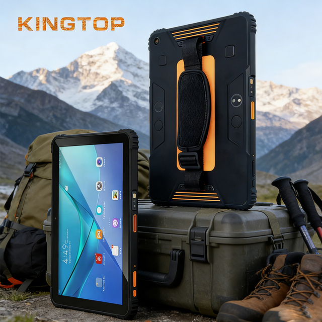 ODM OEM Android 13 Rugged Tablet 10.1" Octa Core 2.0GHz 64GB Waterproof -20C~70C Storage Temp for Arctic Expedition Teams
