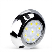 Éclairage pour bateaux marins, lumière LED sous-marine haute puissance 10W en acier inoxydable, lampe pour bateau, voilier, kayak, navigation nocturne, IP68