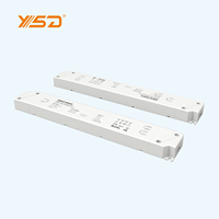 Alimentation LED linéaire mince série G YSD IP20 pour intérieur, boîtier en plastique, driver LED 100W pour bande lumineuse