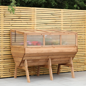 Jardinera Elevada <span class=keywords><strong>de</strong></span> Madera Ecológica, Duradera y Ligera para Hogar y Jardín, Invernadero, <span class=keywords><strong>Macetas</strong></span>, Plantas, Vegetales/Hierbas - Product Image 4