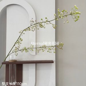Flor Artificial de Paniculata de Tallo Largo (110 cm) para Decoración de Bodas, Estilo Jardín Secreto - Product Image 5