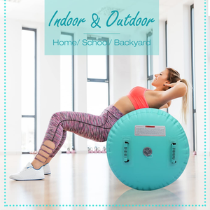 Vente d'usine chine bon marché gymnastique coussin d'air mini baril roulant tapis d'air gonflable piste <span class=keywords><strong>rouleau</strong></span> baril d'air - Product Image 6