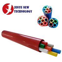 Conduit multi-canaux en PEHD avec noyau en silicone, 4 voies, 7 voies, pour câble de télécommunications à fibre optique, réseau de conduits souterrains