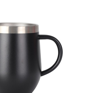 Vaso térmico de doble pared de 12 oz, taza de vino con forma de huevo, vaso de viaje con tapa para acampar - Product Image 2