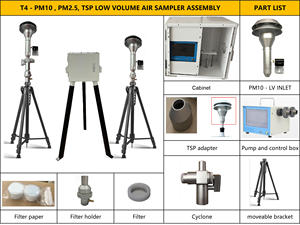 Moniteur de testeur d'air extérieur à faible <span class=keywords><strong>Volume</strong></span> pour analyseurs de gaz PM10 & PM2.5 Contrôle de la qualité de l'air Toma De Aire Bajo Volumen - Product Image 2