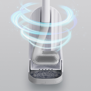 Nouveau <span class=keywords><strong>design</strong></span> de <span class=keywords><strong>brosse</strong></span> de nettoyage <span class=keywords><strong>murale</strong></span> en silicone pour <span class=keywords><strong>WC</strong></span> de golf et de toilette avec support - Product Image 4