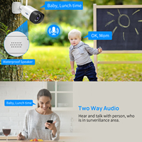 Système de Caméra de Sécurité sans Fil Ai Smart 5MP H.265 8 Canaux Audio Bidirectionnel Vision Nocturne Couleur NVR Extérieur Détection de Mouvement CCTV