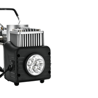 Compresseur d'air électrique portable 150 psi, gonfleur de pneus ABS, gonflage rapide, moniteur de pression des pneus, kit de réparation de pneus de voiture, pompe à air pour
