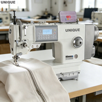 Machine à coudre informatisée professionnelle UNIQUE GC5492-1S-X-FOF-P pour la pose de manches, idéale pour la production de vestes de costume
