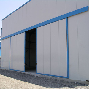 <span class=keywords><strong>Puerta</strong></span> Plegable Automática Telescópica Industrial Eléctrica con Control Remoto para Almacenes, Puertas Corredizas Comerciales Grandes - Product Image 1