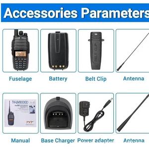 Batería de Repuesto TyT TH-UV8000D UV8000E de 3800 mAh, Tipo Litio, Carga Tipo-C, Resistente al Polvo, para Walkie Talkie - Product Image 4