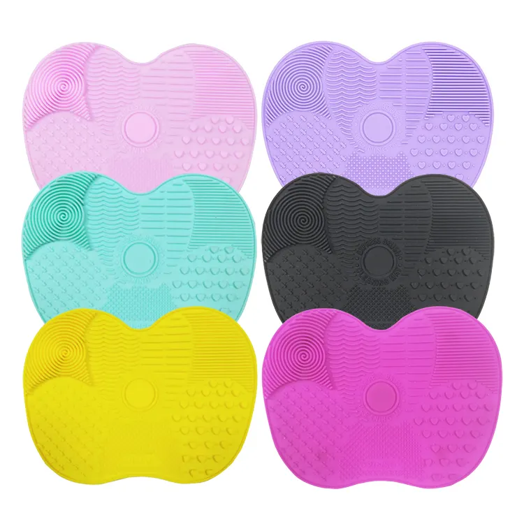 Hot Mềm Nhiều Rửa Mat Làm Sạch Pad Mặt Sạch Silicone Make Up Công Cụ Trang Điểm Bàn Chải Sạch Hơn