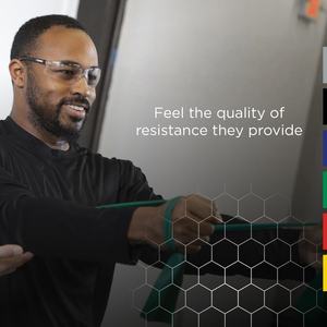 Bandes de Résistance Noires Spéciales Ultra-Élastiques pour Exercices du Haut et du Bas du Corps, Renforcement du Core, Thérapie Physique, Pilates et Rééducation - Product Image 2