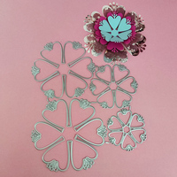 AAGU Metal Cutting Die mold Scrapbook decorazione goffratura Album fotografico decorazione creazione di carte 3D Flower Metal Cutting Dies