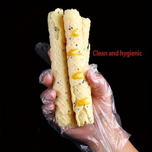 Gants protecteurs <span class=keywords><strong>de</strong></span> HDPE <span class=keywords><strong>de</strong></span> catégorie comestible certifiée par CE d'articles consommables d'hôtel - Product Image 2
