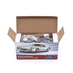 Lecteur MP3 de voiture 1 DIN, radio FM BT, USB, TF, AUX, télécommande, lumières colorées, caisson de basses, RCA, stéréo universel - Product Image 6