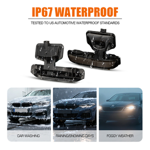 Luz Intermitente <span class=keywords><strong>LED</strong></span> Dinámica para Espejo Retrovisor, <span class=keywords><strong>2</strong></span> Piezas, para Land Rover Defender 2019+, Luz de Marcador Lateral Ámbar - Product Image 4