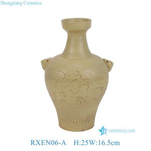 RXEN03-A Jarrón de Porcelana Art Deco con Esmalte Celadón Grisáceo de la Dinastía <span class=keywords><strong>Song</strong></span>, con Cuatro Asas, para Mesa, Cocción a Alta Temperatura - Product Image 6