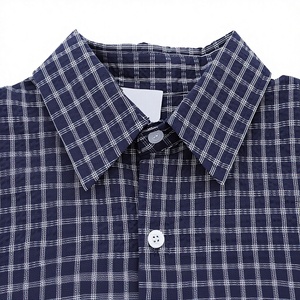 Chemise décontractée à carreaux pour homme, coupe ample, imprimée numériquement, anti-boulochage, respirante, avec boutons, idéale pour l'été - Product Image 4