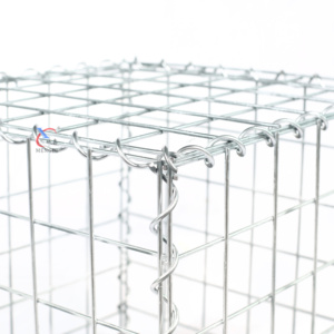 2x1x1m 9x11cm Gabion Stone Basket for River <strong>Bank</strong> Rock Wall Steel Wire Mesh <strong>Cage</strong> PVC Coated Square Hole Construction Garden Use - Product Image 4
