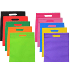 Sac fourre-tout en polypropylène TNT non tissé découpé à la forme, avec logo personnalisé imprimé en couleur et taille - Product Image 3