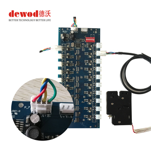 DC12V RS485 CEM-1 บอร์ดควบคุมล็อค DEWO อุปกรณ์เสริมตู้ล็อกเกอร์อัจฉริยะ 12CH/24CH/40CH/48CH TCP/IP LAN/WAN ติดผนัง DW-SK24OD - Product Image 2
