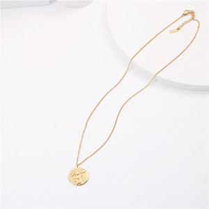 Collier de conte de fées pour hommes, bijoux série, <span class=keywords><strong>pendentif</strong></span> islamique en acier inoxydable, pièce de monnaie - Product Image 5