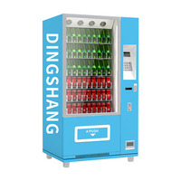 Distributeur avec pièces de monnaie, bouteille en verre, nouvelle technologie
