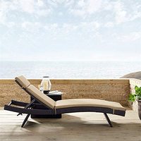 Inclinable adulte Sahara piscine Patio gonflable jardin canapé rotin moderne pliant extérieur soleil réticulé loisirs Antique Polyester