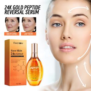 Nuovo Design di fabbrica all'ingrosso organico 24K lamina d'oro acido kojico vitamina E Anti-rughe levigare la pelle idratante siero per il viso - Product Image 6