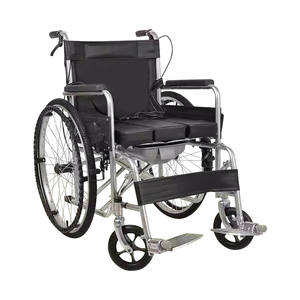 Fauteuil Roulant Manuel en Acier Standard pour Hôpital Fauteuil Roulant Actif Léger et Portable pour Personnes Âgées - Product Image 1